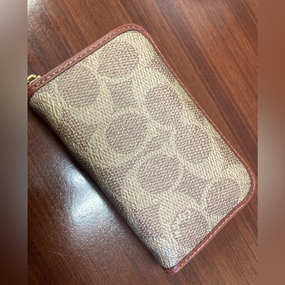 coach signature coated canvas polly crossbody and matching card wallet EUC $300 - Picture 8 of 13